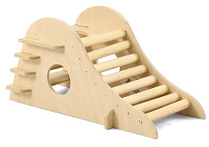 Gamma Домик-горка для мелких животных деревянный