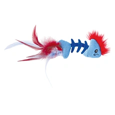 Petstages Игрушка для кошек Fish bone, голубая