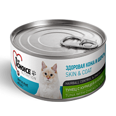 1ST CHOICE Тунец с курицей и киви
