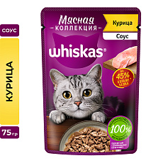 Whiskas Мясная коллекция (курица в соусе)