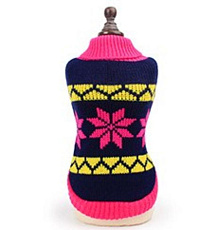 ДиАнКари Свитер с креплением на задние лапы, розово-желтый