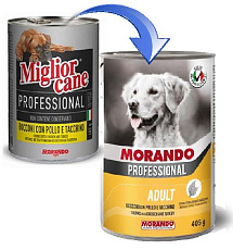 Morando Professional Chicken and Turkey Сhunks dog