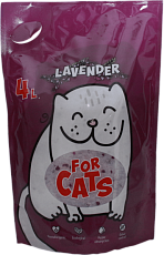 FOR CATS Наполнитель силикагелевый (лаванда)