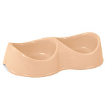 Гамма Миска двойная Бисквит, 2 х 0,2 л