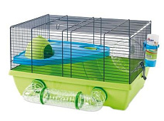 Клетка "SAVIC" "Izzy metro" голубой/салатовый