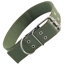 Ошейник "Гамма" брезентовый двойной широкий