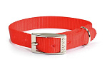 CAMON Ошейник нейлоновый с металлической пряжкой, красный