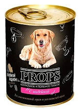 Props Консервы с индейкой для средних и крупных собак