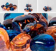 Barbus Марблсы в сетке МИКС сердечки, 17-19 мм