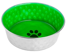 Mr.Kranch Миска из нержавеющей стали с керамическим покрытием Candy, зеленая