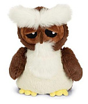Beeztees плюш. сова SEPP бело-коричневая
