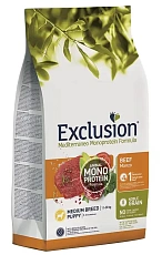 Exclusion Monoprotein Noble Grain Puppy Medium (Говядина)