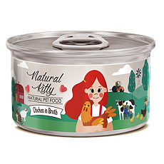 Natural Kitty Курица в бульоне