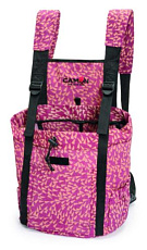 CAMON Рюкзак открытый розовый в треугольники