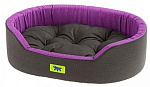 Ferplast Лежанка DANDY, черный/фиолетовый