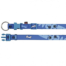 Trixie Ошейник Modern Art Collar Woof Blue