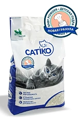 CATIKO Наполнитель комкующийся (Детская пудра)