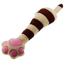 Дразнилка в виде атакующей кошачьей лапы (тигровая)