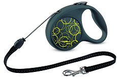 Поводок-рулетка Triol by Flexi Fun Neon трос 5 м (M)
