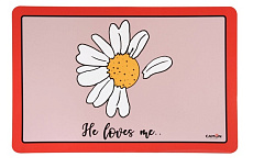 CAMON Коврик под миску с рисунком ромашка