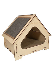 Cat House Домик фанерный Шалле