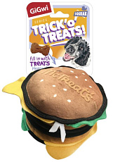 GiGwi Гамбургер для лакомств, с пищалкой