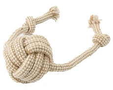 Mr.Kranch Мяч из каната на шнуре, натуральный