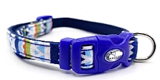 Ошейник в стиле Мексика для собак, синий