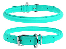 Collar Ошейник для длинношерстных "Waudog" (Glamour), ментоловый