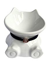 Pafio Миска на подставке с ошейником