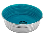 Mr.Kranch Миска из нержавеющей стали с керамическим покрытием Cyclo, голубая