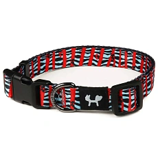 United Pets Ошейник Complete me, красная зебра