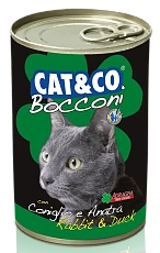 Adragna Cat&Co Кусочки кролика и утки в соусе