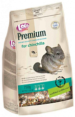 Lolo Pets Премиум Полнорационный корм для шиншилл, 750 г