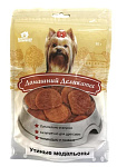 Домашний деликатес Утиные медальоны для собак