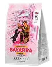 Savarra Puppy Large Breed (Ягненок, рис)