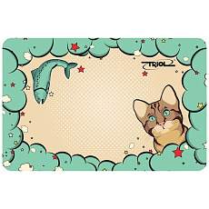 Triol MB07 Коврик под миску «Кошечка»