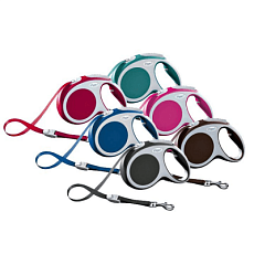 Поводок-рулетка "Flexi" "Vario" (L) лента 5 м