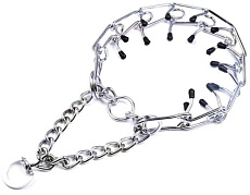 ДиАнКари Строгий ошейник с резиновыми насадками