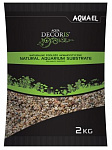 Aquael Естественный разноцветный гравий, 2 кг