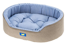 Ferplast Лежанка DANDY, серый/голубой