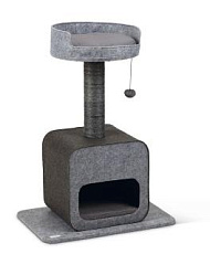 Beeztees Домик-когтеточка MODO, серый