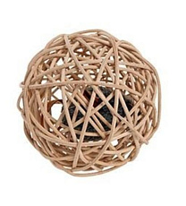 Flamingo Игрушка шар плетеный с чипом для кошек