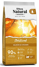 Dibaq Natural Moments Cat Sterilized (Лосось, курица)