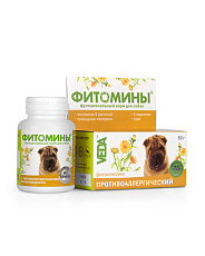 VEDA Фитомины антиаллергические для собак
