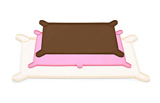 Силиконовый коврик-лоток для пеленок с бортиком (средний)