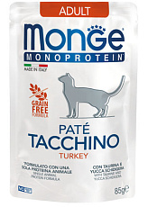 Monge Cat Mono Paté (Индейка)