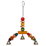Triol Игрушка для птиц Бусинки, 25х22 см