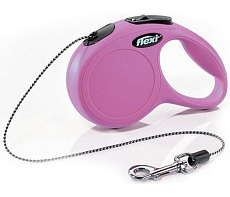 Поводок-рулетка "Flexi" "New classic" САТ 3 м (XS) Трос