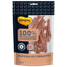Мнямс Нарезка из говядины для собак